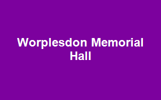 Worplesdon Memorial Hall